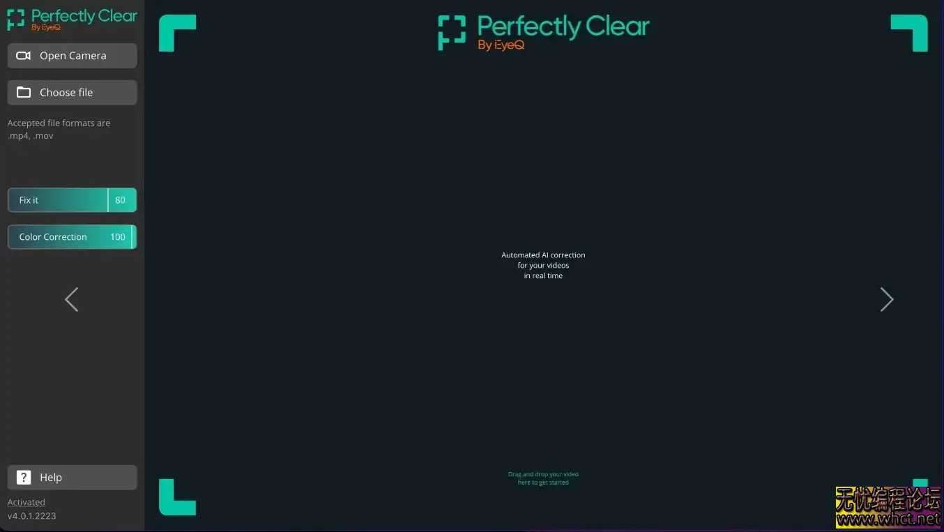 AI视频清晰化处理软件 Perfectly Clear Video v4.6.1.2701 激活版【无忧技术吧·R2884】  3470 无忧技术吧www.92wuyou.cn