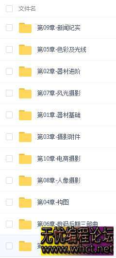 价值几千的职业摄影师零基础到高手教程~  8328 无忧技术吧www.92wuyou.cn