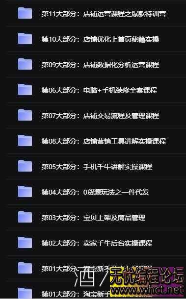 2021年新版淘宝开店运营教程 ,最新版本  3478 无忧技术吧www.92wuyou.cn