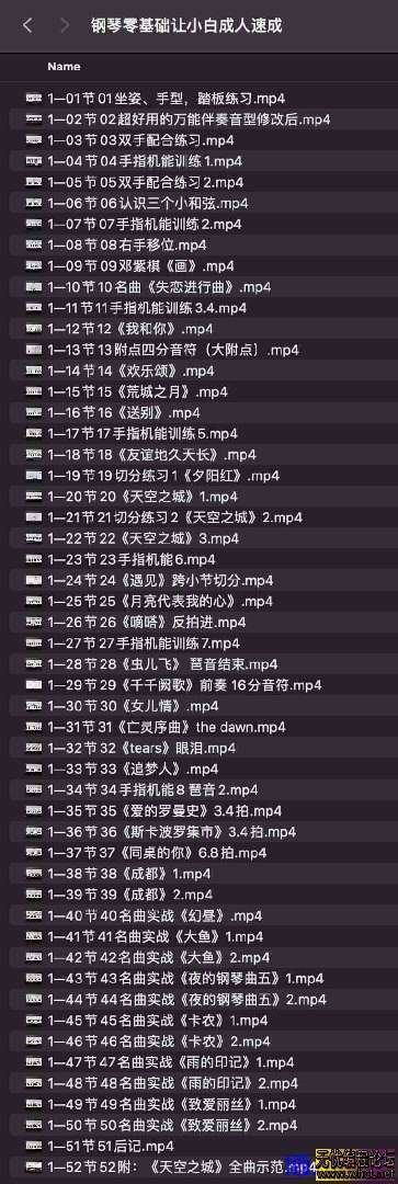 零基础成人钢琴速成  2606 无忧技术吧www.92wuyou.cn