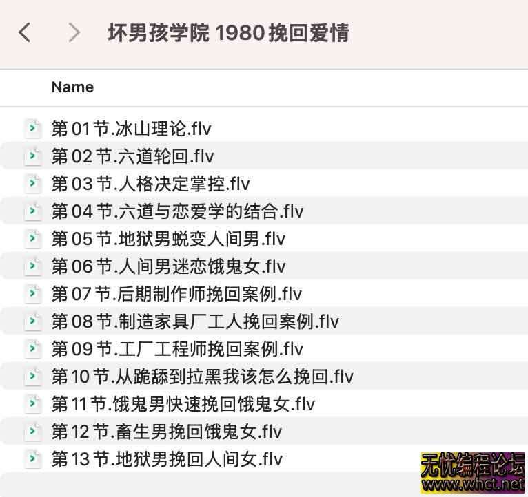 坏男孩学院 1980挽回爱情  3823 无忧技术吧www.92wuyou.cn