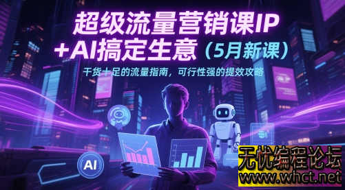 超级流量营销课：IP+AI 搞定生意（2025 升级版）  1187 无忧技术吧www.92wuyou.cn