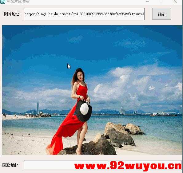 易语言AI人工智能一键抠图源码  8938 无忧技术吧www.92wuyou.cn