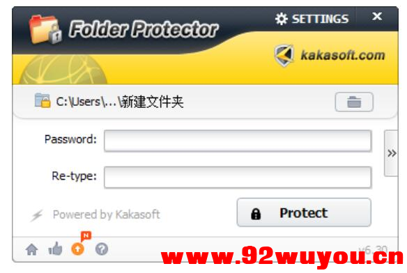 文件夹加密工具6.3  873 无忧技术吧www.92wuyou.cn