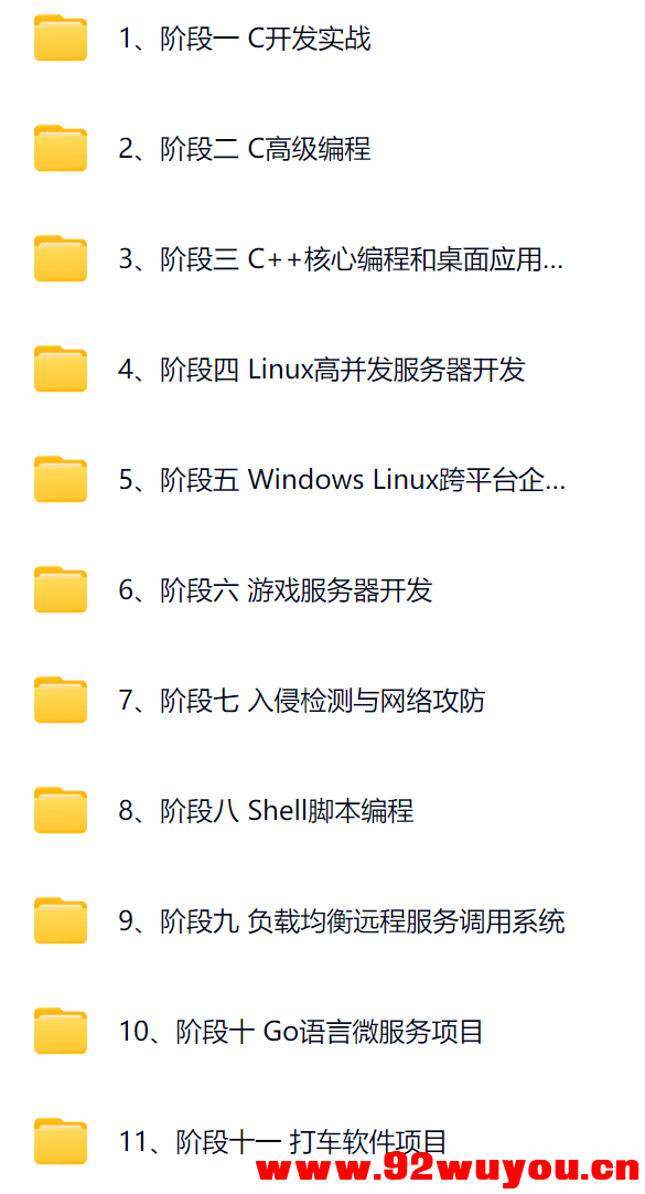 黑马价值9980的C语言C++年度钻石会员课【优质教程】  7175 无忧技术吧www.92wuyou.cn