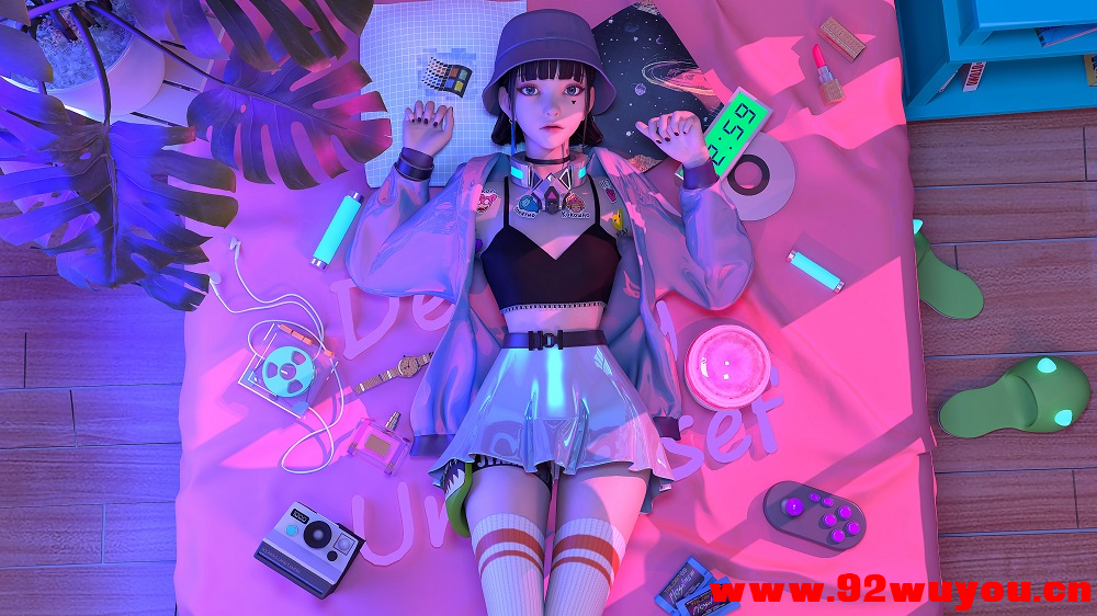 赛博朋克风格奇幻少女 集原美电脑4k壁纸3840x2160  6631 捷云鲸社区bbs.jieyunjing.com