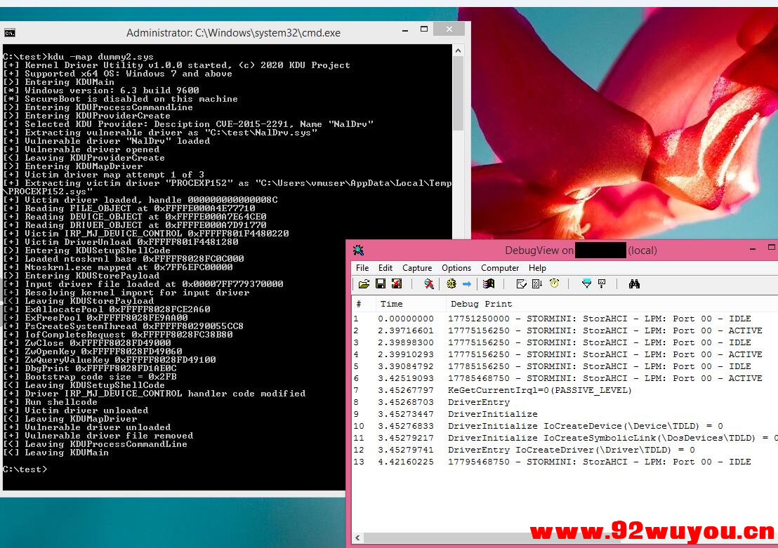 C++ YG驱动读写源码，带不同系统测试图不蓝屏，学习使用  8081 无忧技术吧www.92wuyou.cn