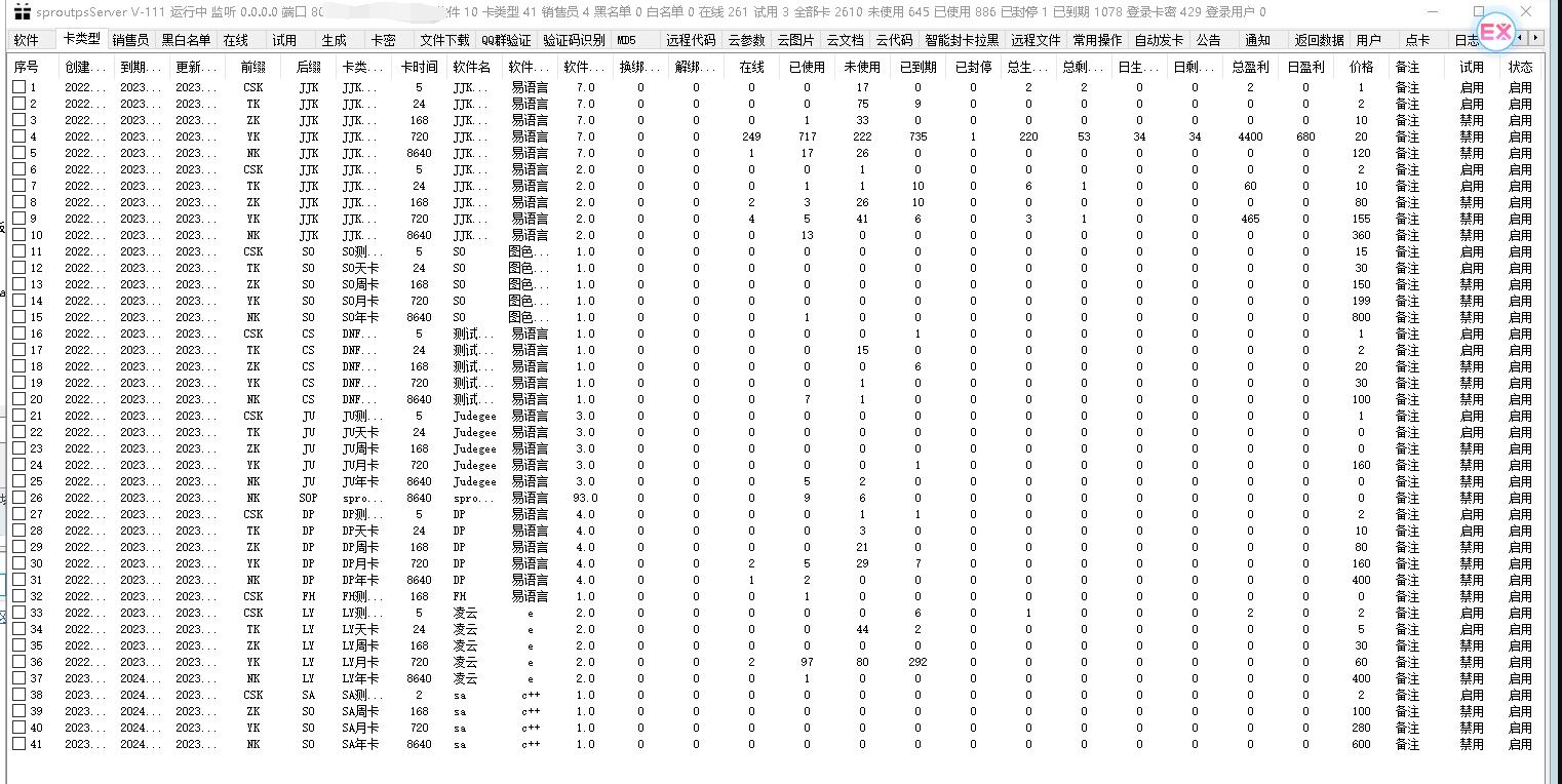 sproutps网络验证系统开源 全套源码开源分享  2709 无忧技术吧www.92wuyou.cn