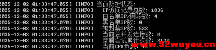 无忧技术吧遭受大规模攻击处理结果  1779 无忧技术吧www.92wuyou.cn