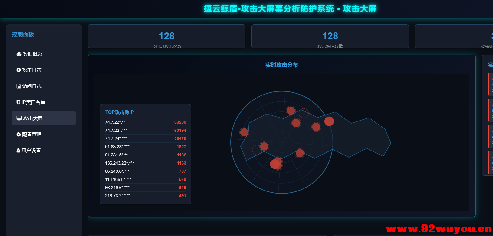 无忧技术吧遭受大规模攻击处理结果  8671 无忧技术吧www.92wuyou.cn