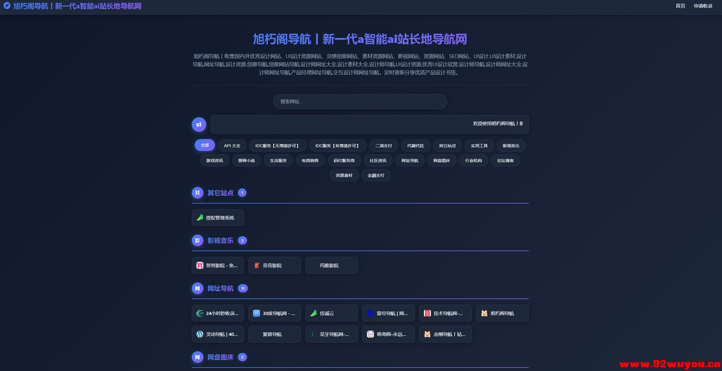唯导航v1.0.0开源版源码  6920 无忧技术吧www.92wuyou.cn